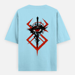 Brand of Sacrifice Oversized T-Shirt – 240 GSM Heavyweight 100% Cotton Dark Anime Streetwear Tee