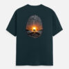 Sunset Fingerprint Art Unisex Classic Crew T-Shirt – Identity & Journey Graphic Tee