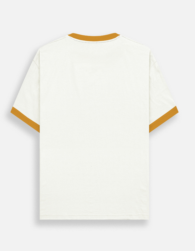 Melting Duality Face Unisex Ringer T-Shirt – Surreal Abstract Face Art Graphic Tee - Image 2
